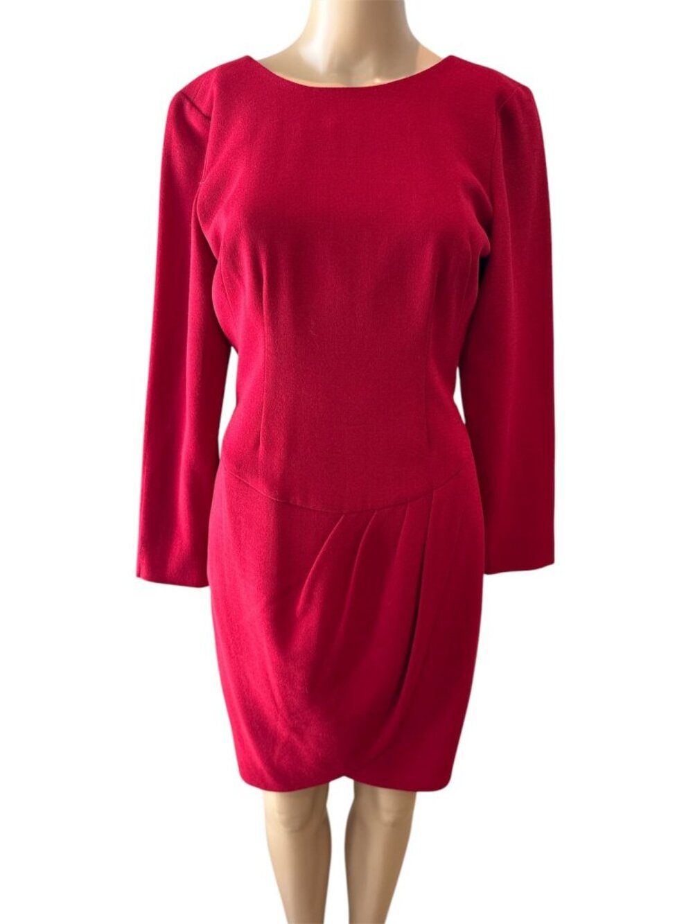 Vintage 90s Episode by Carolyn Wight Freeman100% Wool Mini Dress, size 8